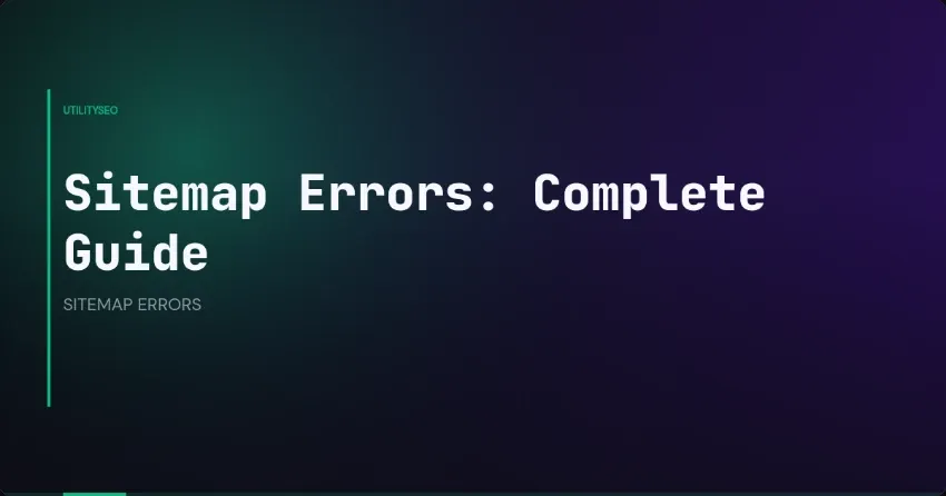 Sitemap Errors on Multilingual and Hreflang Sites