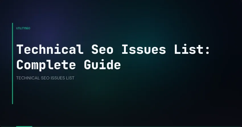 Technical SEO Issues That Affect Mobile Indexing