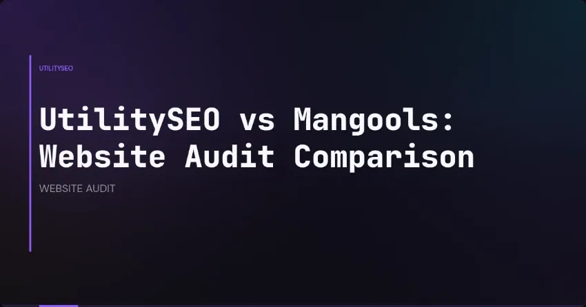 UtilitySEO vs Mangools for Affiliate Site Owners